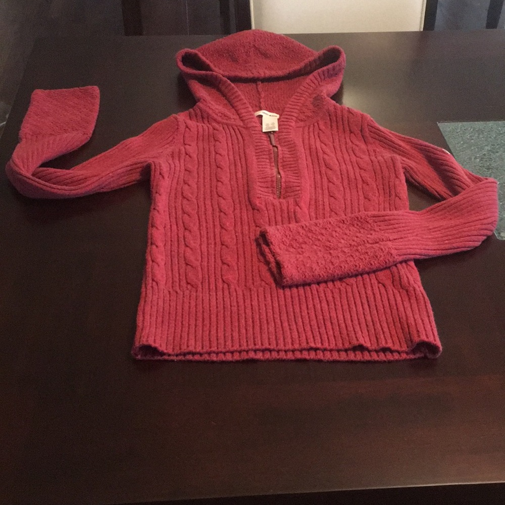 Red DKNY sweater
